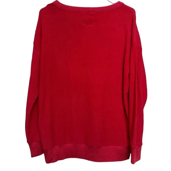 Chaser women’s NWT’s vintage dyed red crew neck sweatshirt. Size medium - Picture 2 of 5